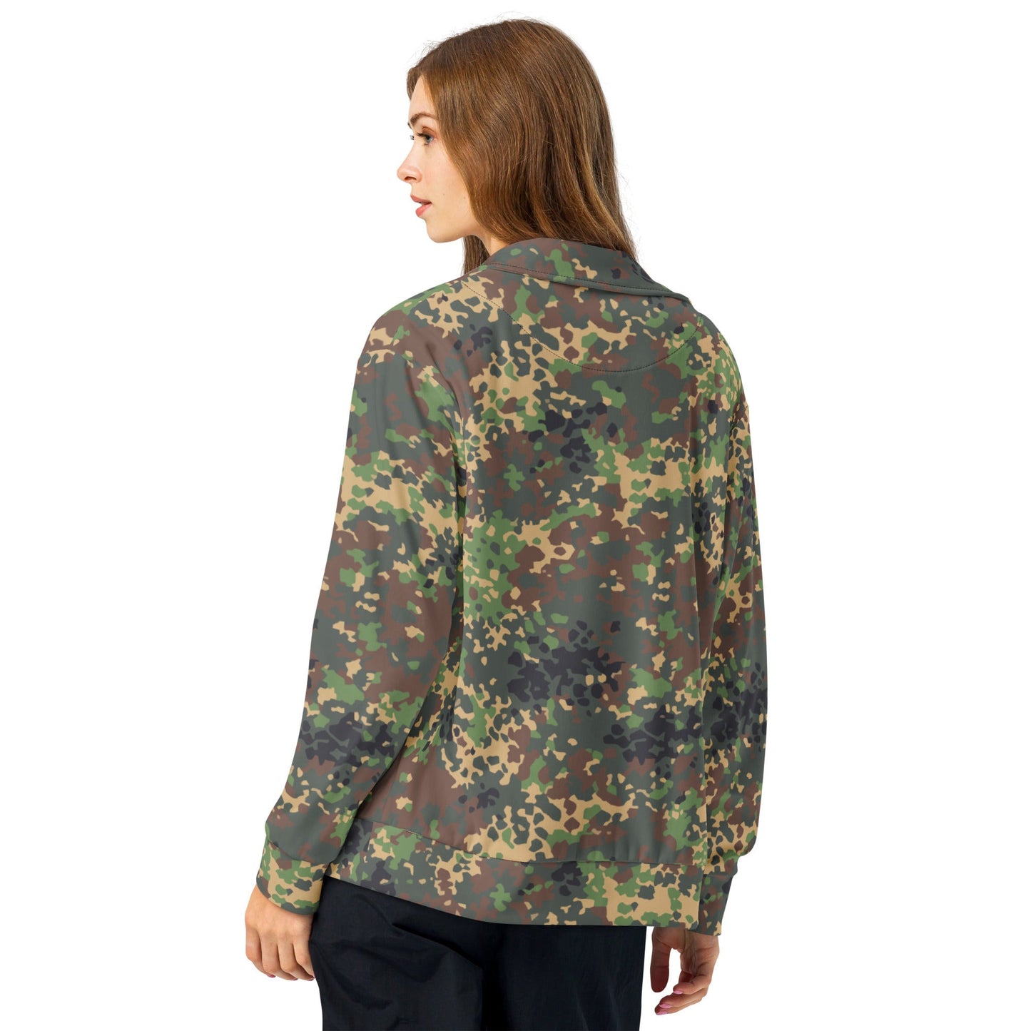 Russian IZLOM Fracture Woodland CAMO Unisex track jacket - Track Jackets