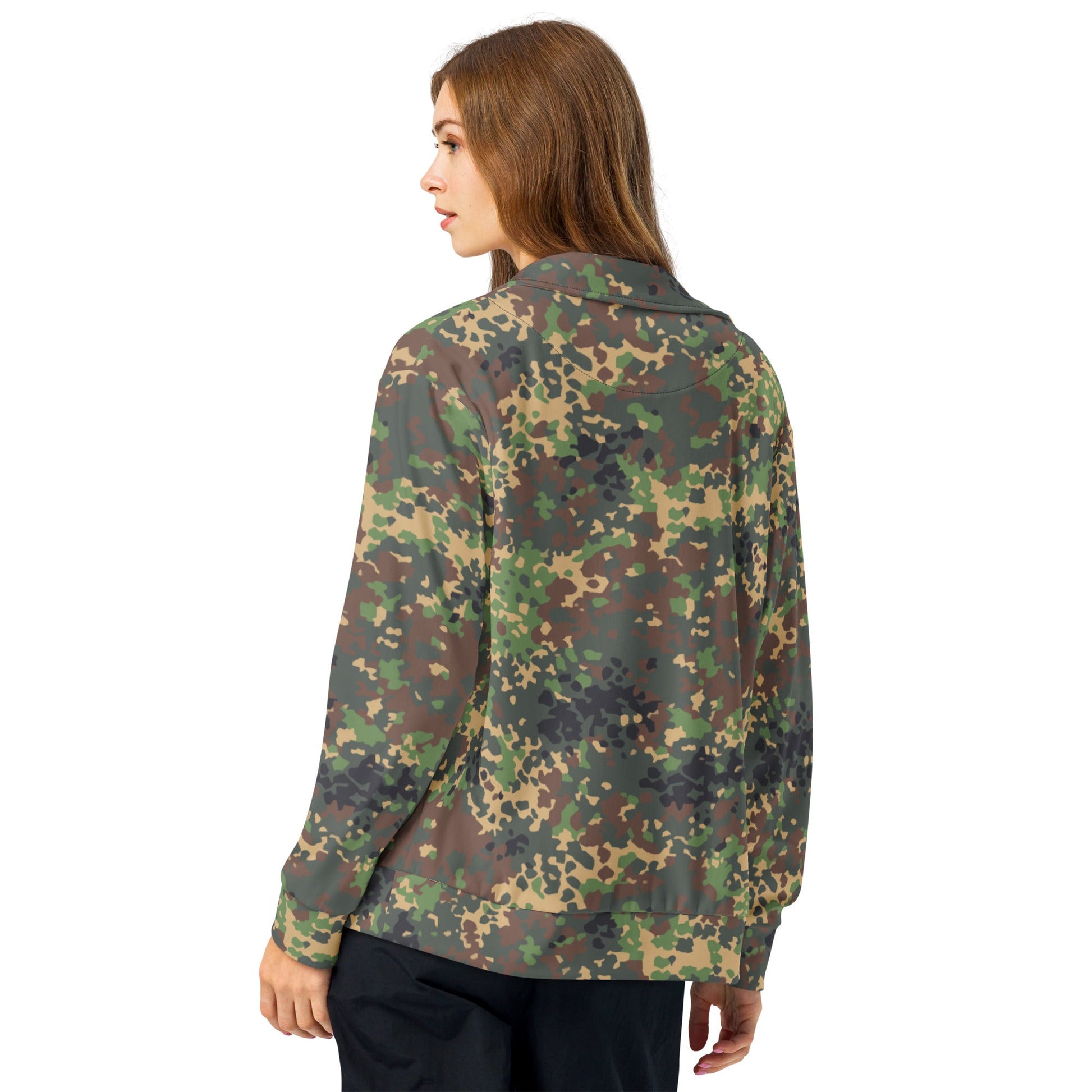 Russian IZLOM Fracture Woodland CAMO Unisex track jacket - Track Jackets