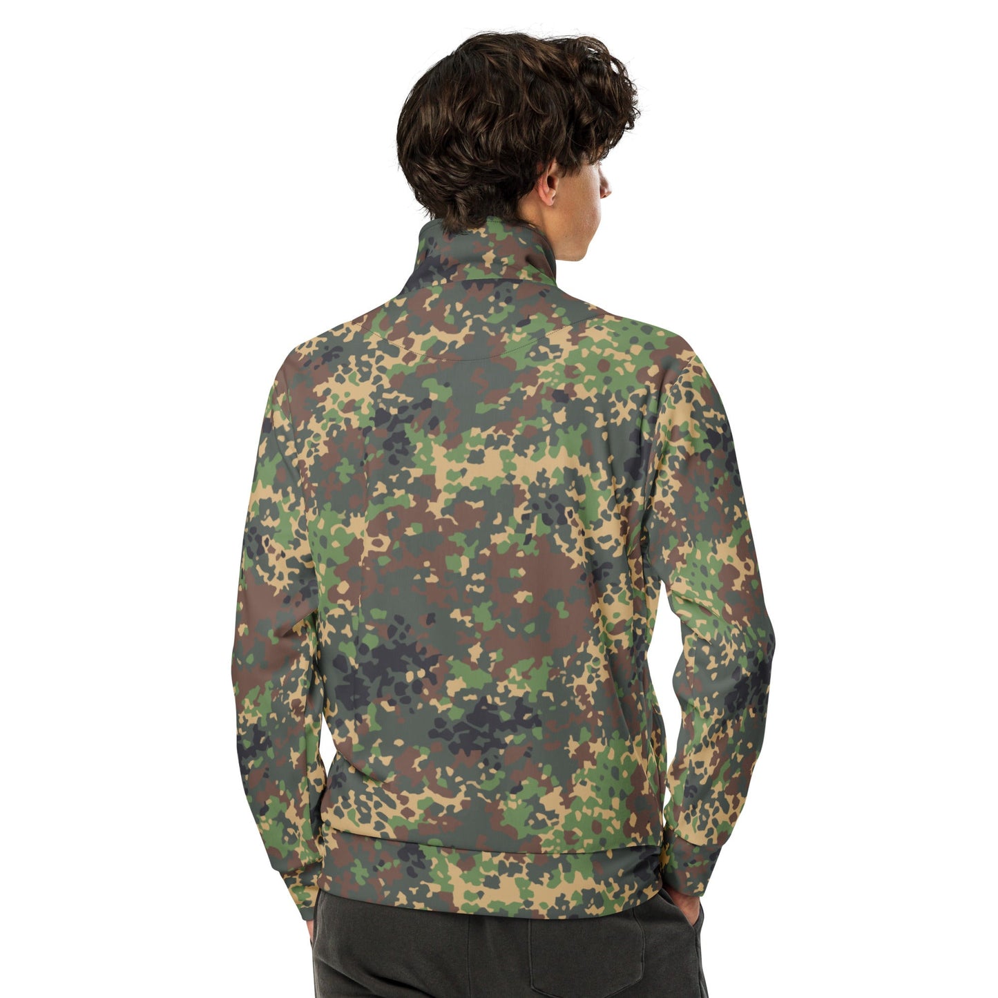 Russian IZLOM Fracture Woodland CAMO Unisex track jacket - Track Jackets