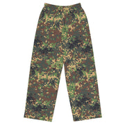 Izlom Fracture Woodland Russian CAMO Unisex Wide-Leg Leisure Pants - 2XS - Pant