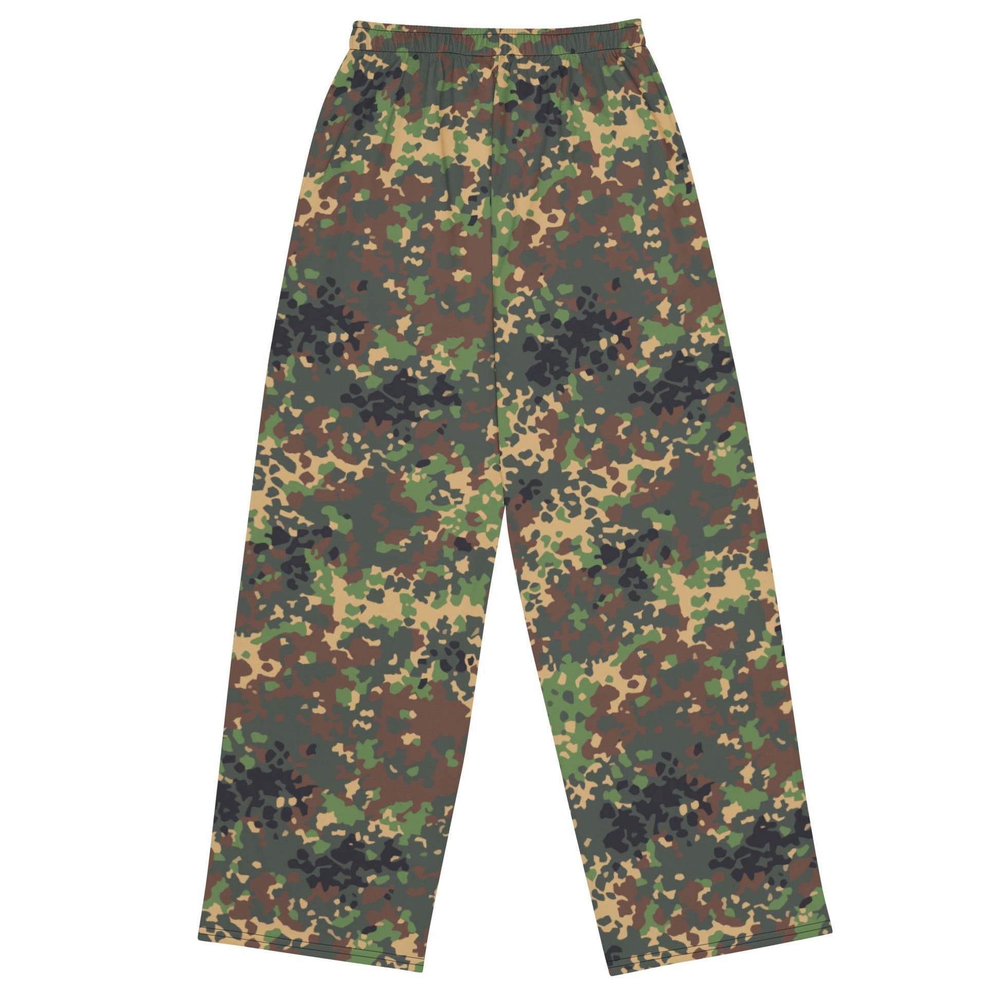 Russian IZLOM Fracture Woodland CAMO unisex wide leg pants Wide Pants