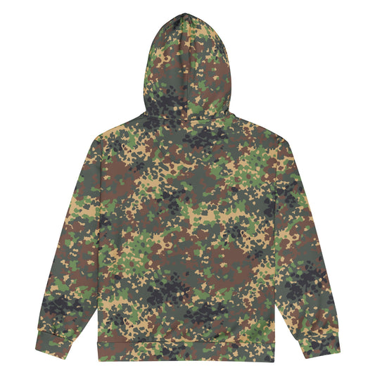 Russian IZLOM Fracture Woodland CAMO Unisex zip hoodie - Zip Hoodies