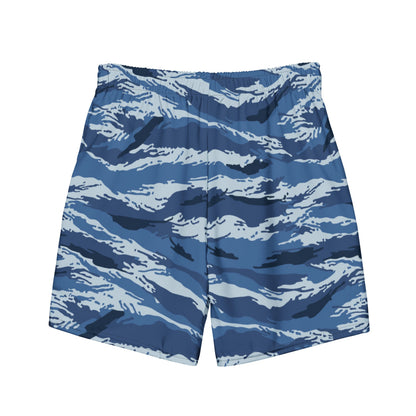 Russian Kamysh ANA Blue Tiger CAMO swim trunks - Mens Swim Trunks