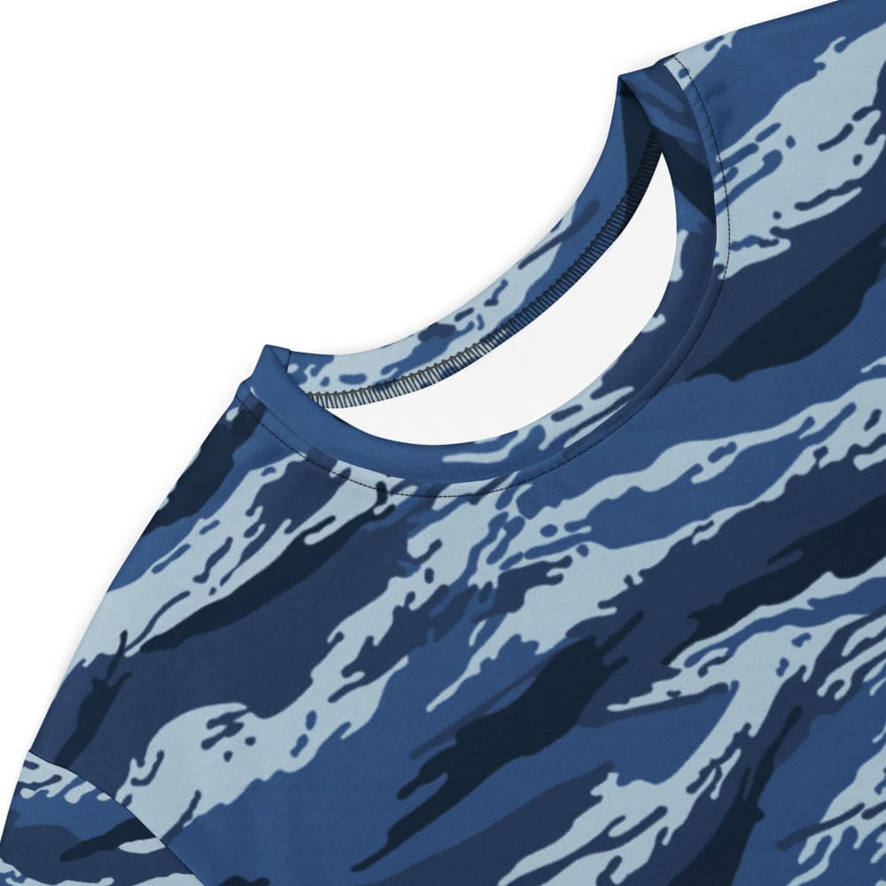 Russian Kamysh ANA Blue Tiger CAMO T-shirt dress - Womens T-Shirt Dress