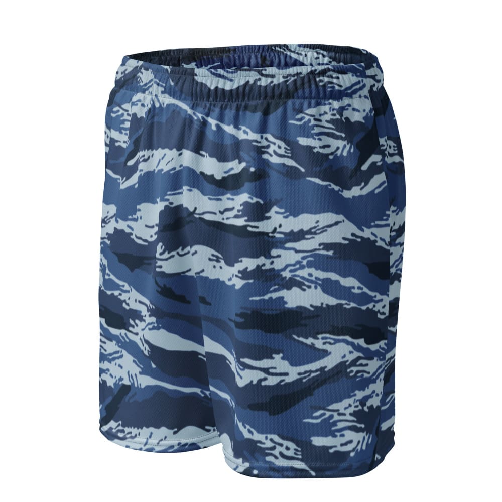 Russian Kamysh ANA Blue Tiger CAMO Unisex mesh shorts - Unisex Mesh Shorts