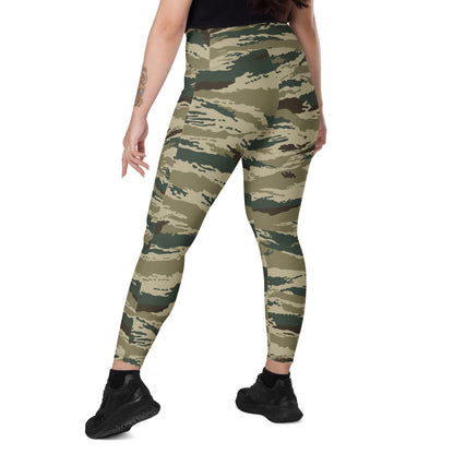 Russian Kamysh ANA Green Tiger CAMO Leggings with pockets - Womens With Pockets