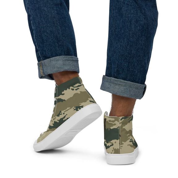 Russian Kamush Tiger Arid CAMO Men’s high top canvas shoes