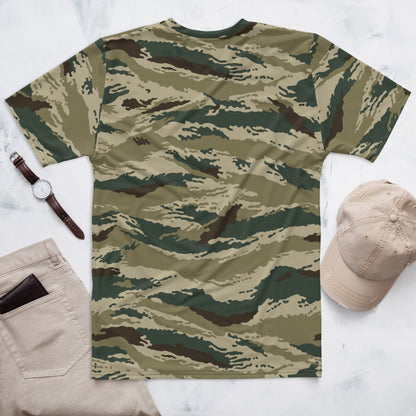 Russian Kamysh ANA Green Tiger CAMO Men’s T-shirt - Mens T-Shirt