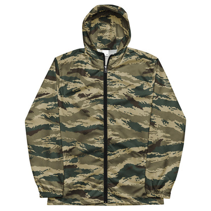 Russian Kamysh ANA Green Tiger CAMO Men’s windbreaker - Mens Windbreaker