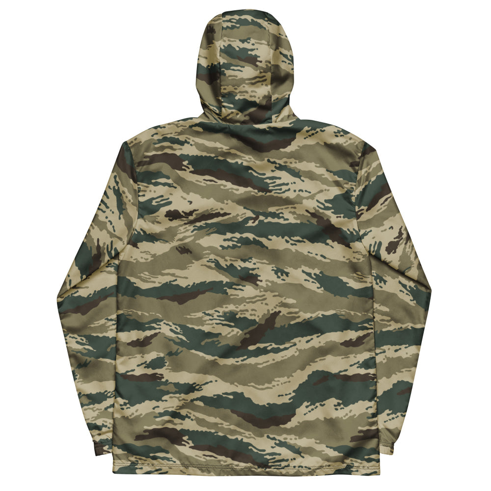 Russian Kamysh ANA Green Tiger CAMO Men’s windbreaker - Mens Windbreaker