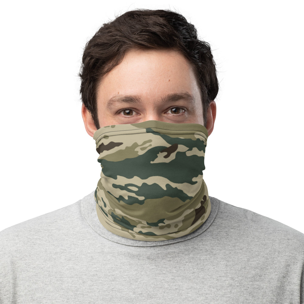 Russian Kamysh ANA Green Tiger CAMO Neck Gaiter