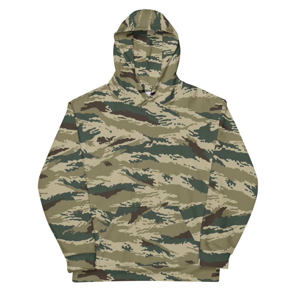 Russian Kamysh ANA Green Tiger CAMO Unisex Hoodie