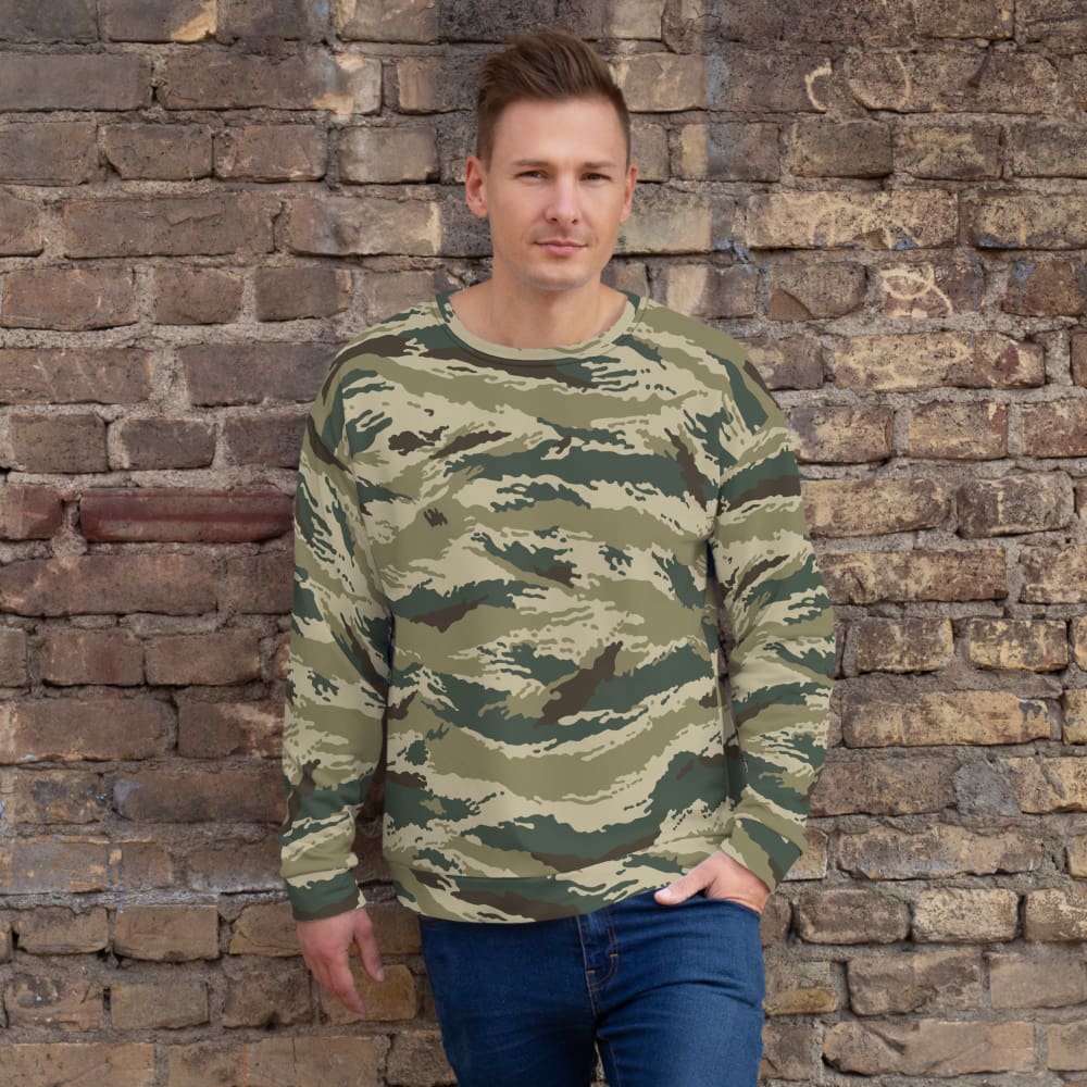 Russian Kamush Tiger Arid CAMO Unisex Sweatshirt - XS