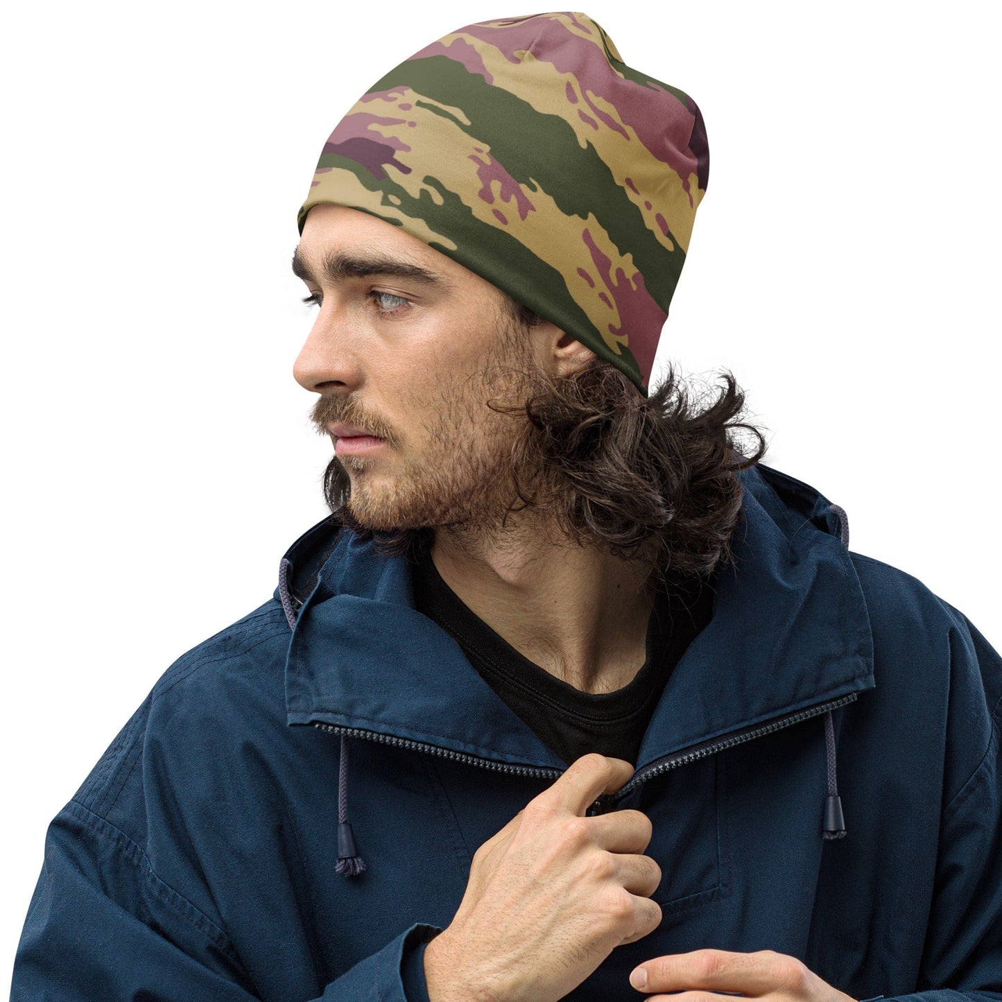 Russian Kamysh PFO Tiger CAMO Beanie - S