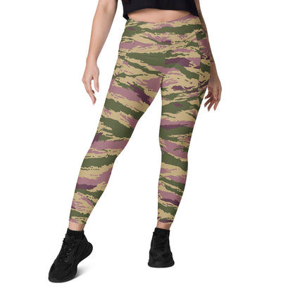 Russian Kamysh PFO Tiger CAMO Leggings with pockets - Womens With Pockets