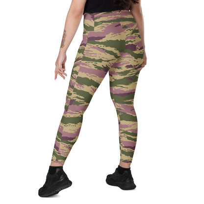 Russian Kamysh PFO Tiger CAMO Leggings with pockets - Womens With Pockets