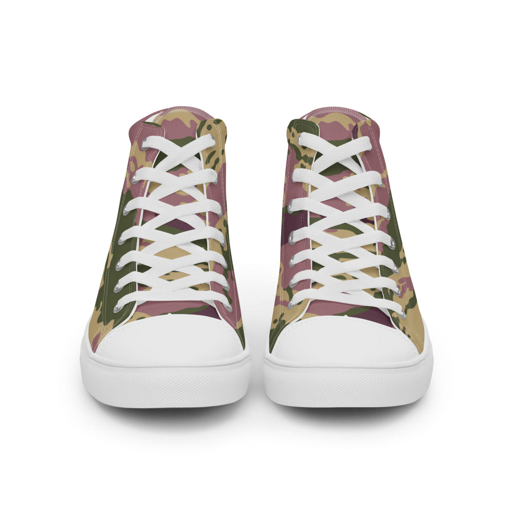 Russian Kamysh PFO Tiger CAMO Men’s high top canvas shoes - Mens High Top Canvas Shoes