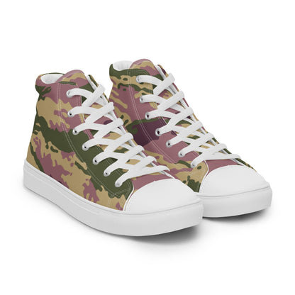 Russian Kamysh PFO Tiger CAMO Men’s high top canvas shoes - Mens High Top Canvas Shoes