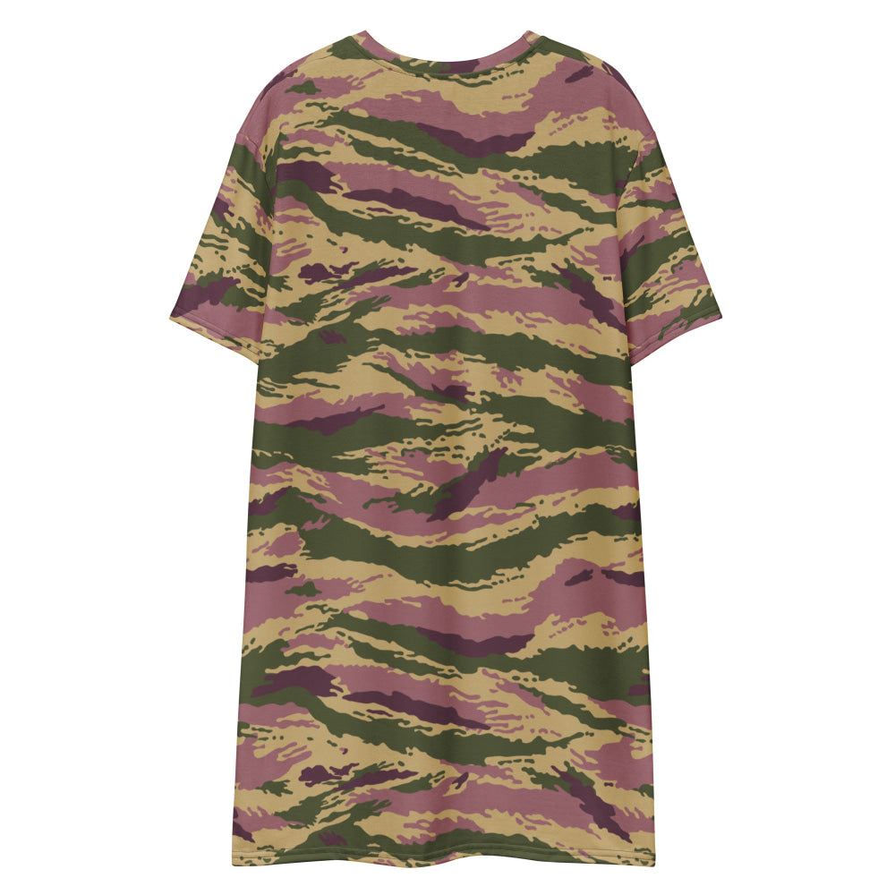 Russian Kamysh PFO Tiger CAMO T-shirt dress - Womens T-Shirt Dress