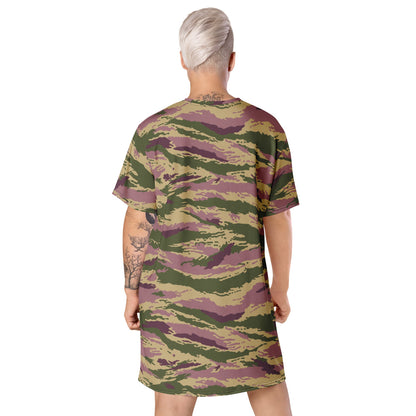 Russian Kamysh PFO Tiger CAMO T-shirt dress - Womens T-Shirt Dress