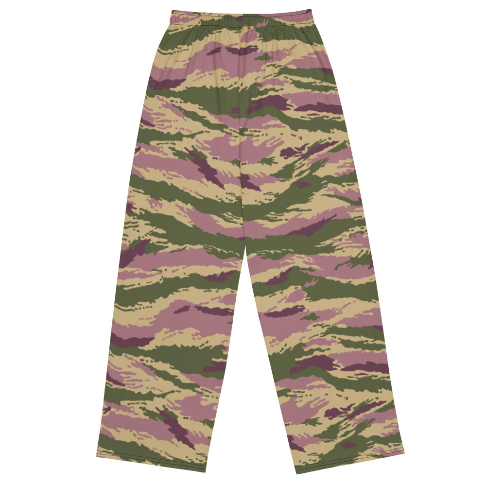 Russian Kamysh PFO Tiger CAMO unisex wide-leg pants - Unisex Wide-Leg Pants