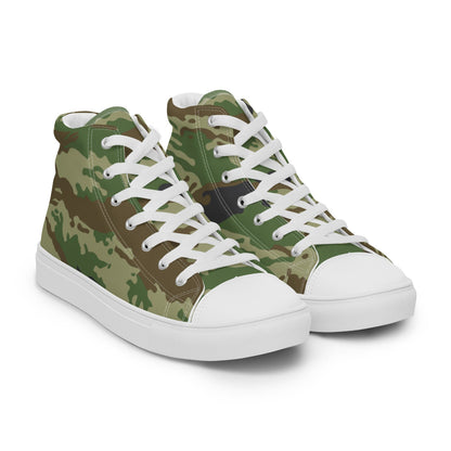 Russian Kamysh REX Tiger CAMO Men’s high top canvas shoes - Mens High Top Canvas Shoes