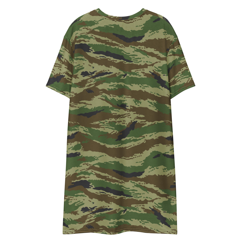 Russian Kamysh REX Tiger CAMO T-shirt dress - Womens T-Shirt Dress