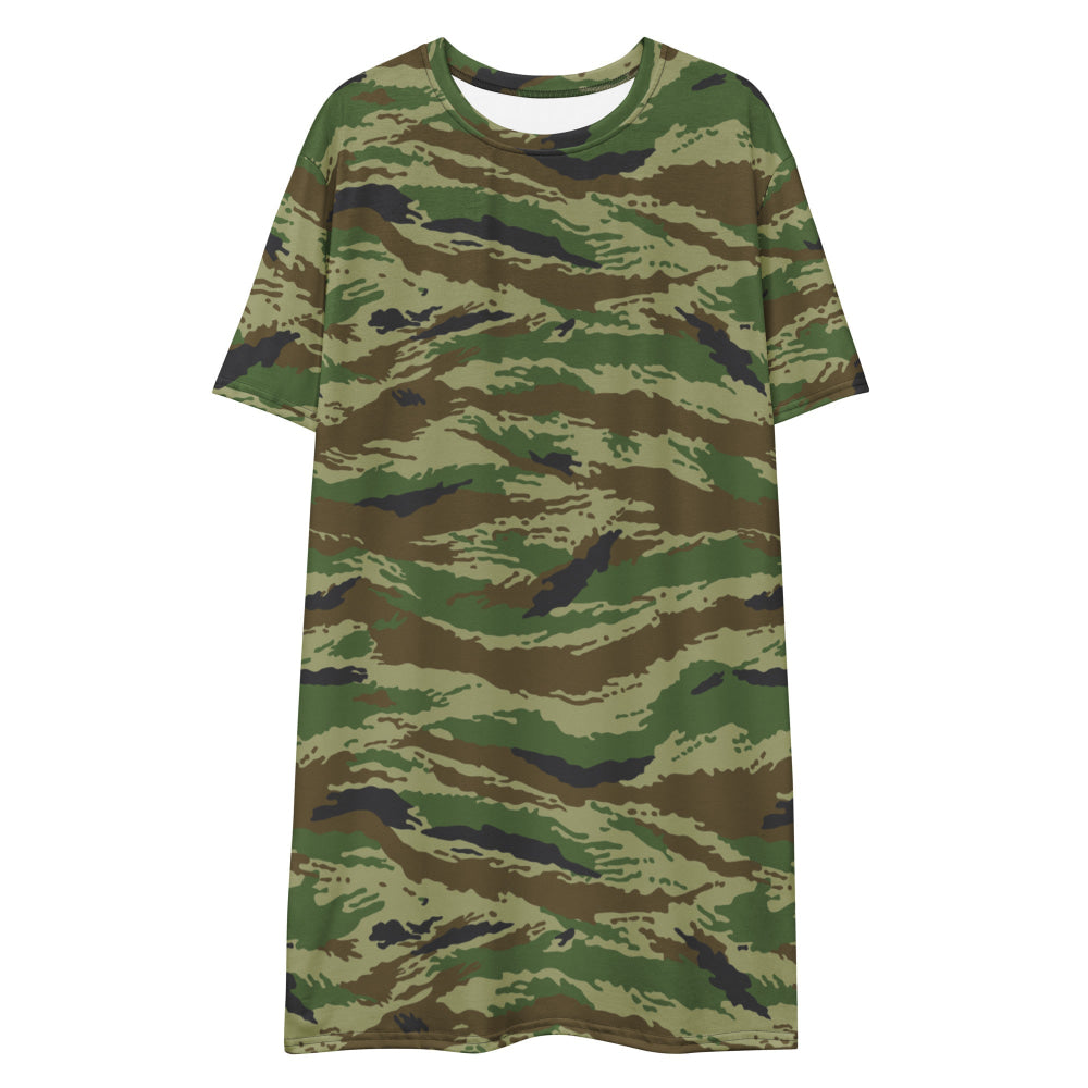 Russian Kamysh REX Tiger CAMO T-shirt dress - Womens T-Shirt Dress