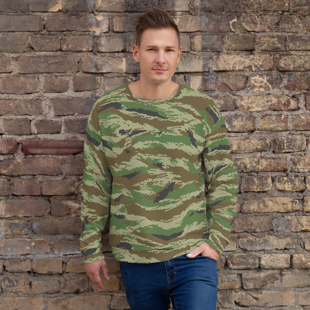 Russian Kamysh REX Tiger CAMO Unisex Sweatshirt - XS