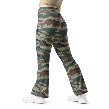 Russian Kamysh SPLAV Tiger CAMO Flare leggings - 2XS - Womens Leggings