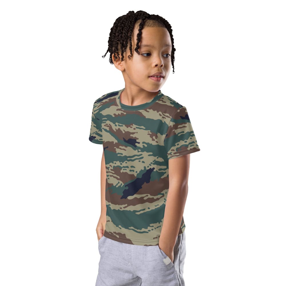 Russian Kamysh SPLAV Tiger CAMO Kids crew neck t-shirt - Crew Neck T-shirt