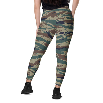 Russian Kamysh SPLAV Tiger CAMO Leggings with pockets - Womens With Pockets