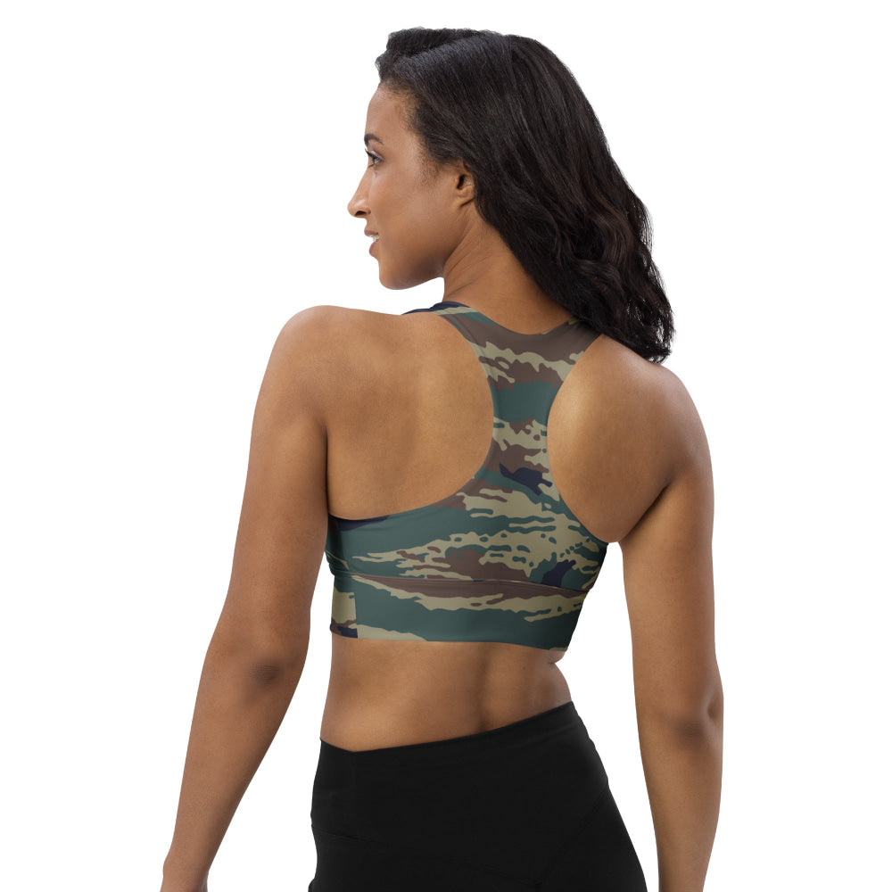 Russian Kamysh SPLAV Tiger CAMO Longline sports bra - Womens Sports Bra