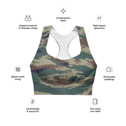 Russian Kamysh SPLAV Tiger CAMO Longline sports bra - Womens Sports Bra