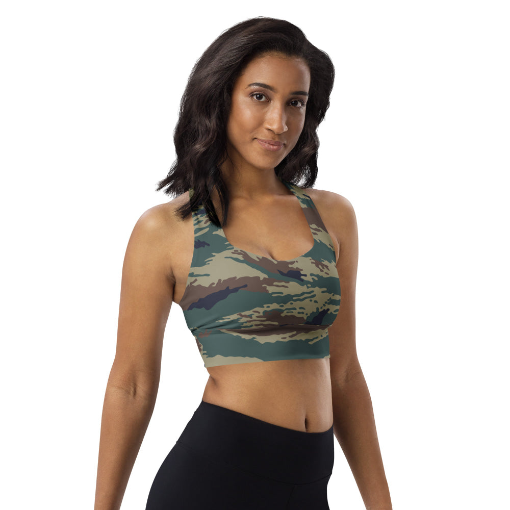 Russian Kamysh SPLAV Tiger CAMO Longline sports bra - Womens Sports Bra