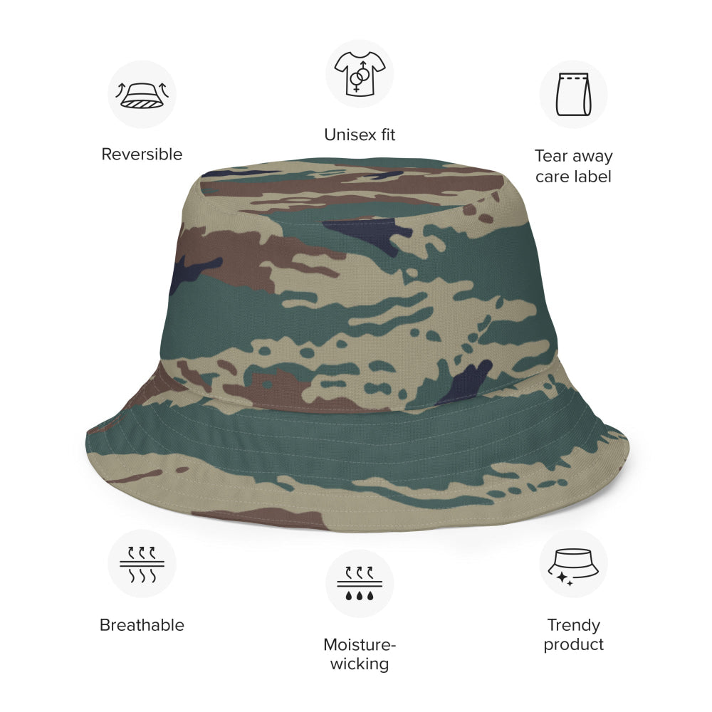 Russian Kamysh SPLAV Tiger CAMO Reversible bucket hat - Bucket Hat