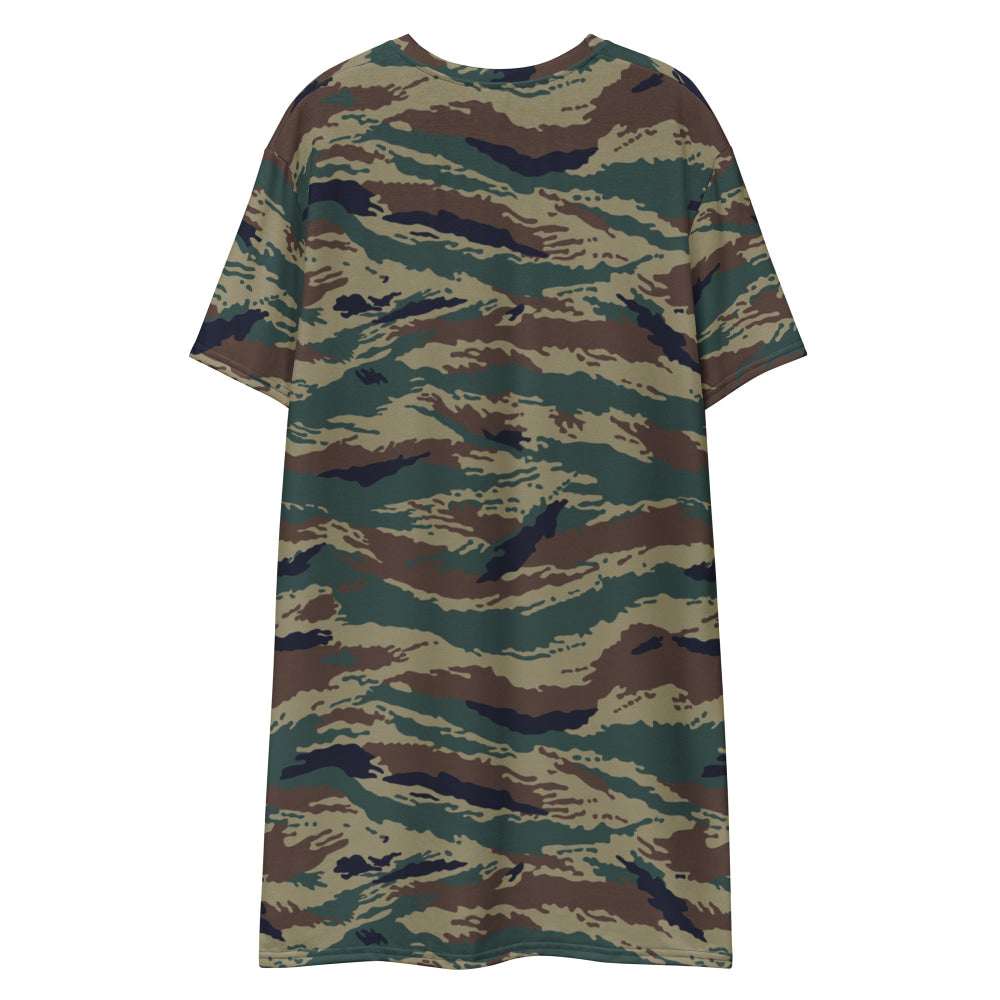 Russian Kamysh SPLAV Tiger CAMO T-shirt dress - Womens T-Shirt Dress