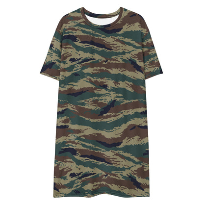 Russian Kamysh SPLAV Tiger CAMO T-shirt dress - Womens T-Shirt Dress