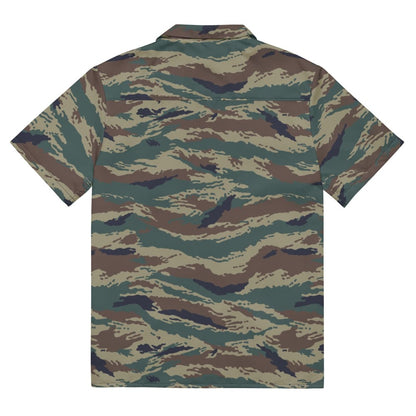 Russian Kamysh SPLAV Tiger CAMO Unisex button shirt - Button Shirt