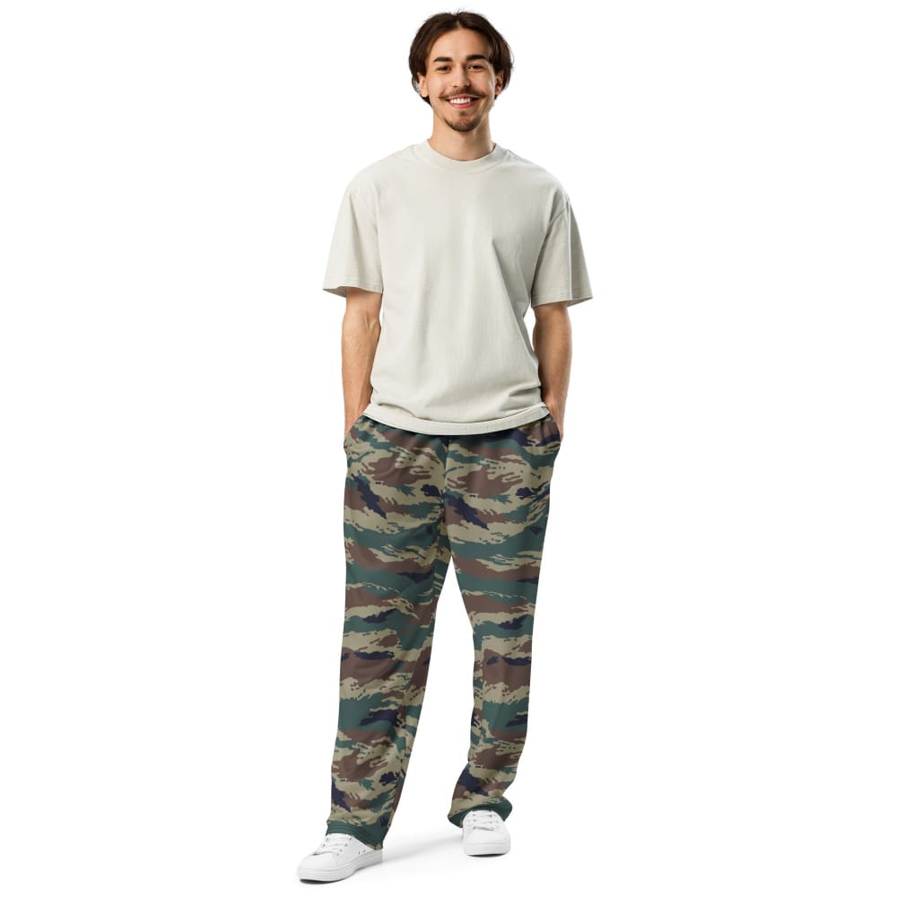 Russian Kamysh SPLAV Tiger CAMO Wide-leg joggers - Unisex Joggers