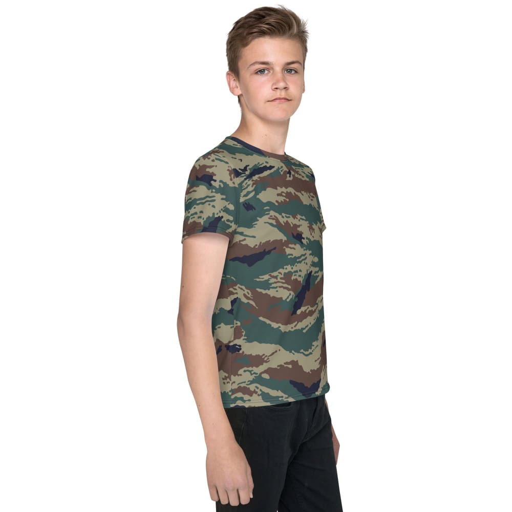 Russian Kamysh SPLAV Tiger CAMO Youth crew neck t-shirt - Youth Crew Neck T-shirt