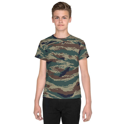 Russian Kamysh SPLAV Tiger CAMO Youth crew neck t-shirt - 8 - Youth Crew Neck T-shirt