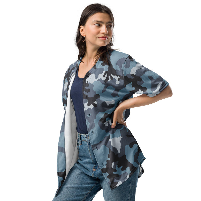 KKO Urban Blue Russian CAMO Unisex Baseball Jersey