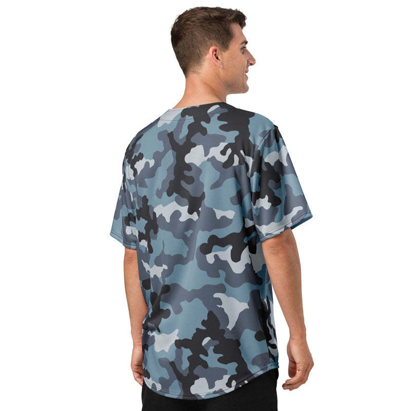 KKO Urban Blue Russian CAMO Unisex Baseball Jersey