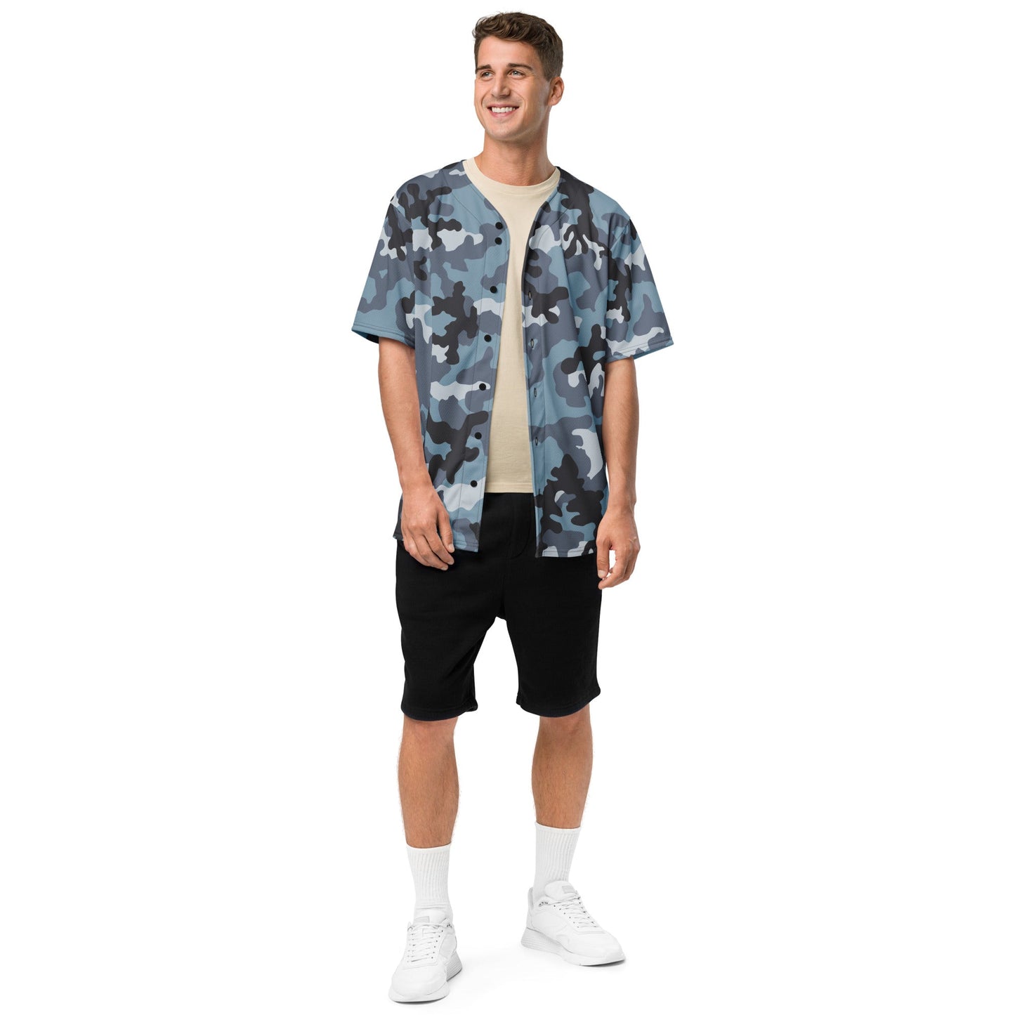 Russian KKO Urban Blue CAMO baseball jersey - Baseball Jerseys