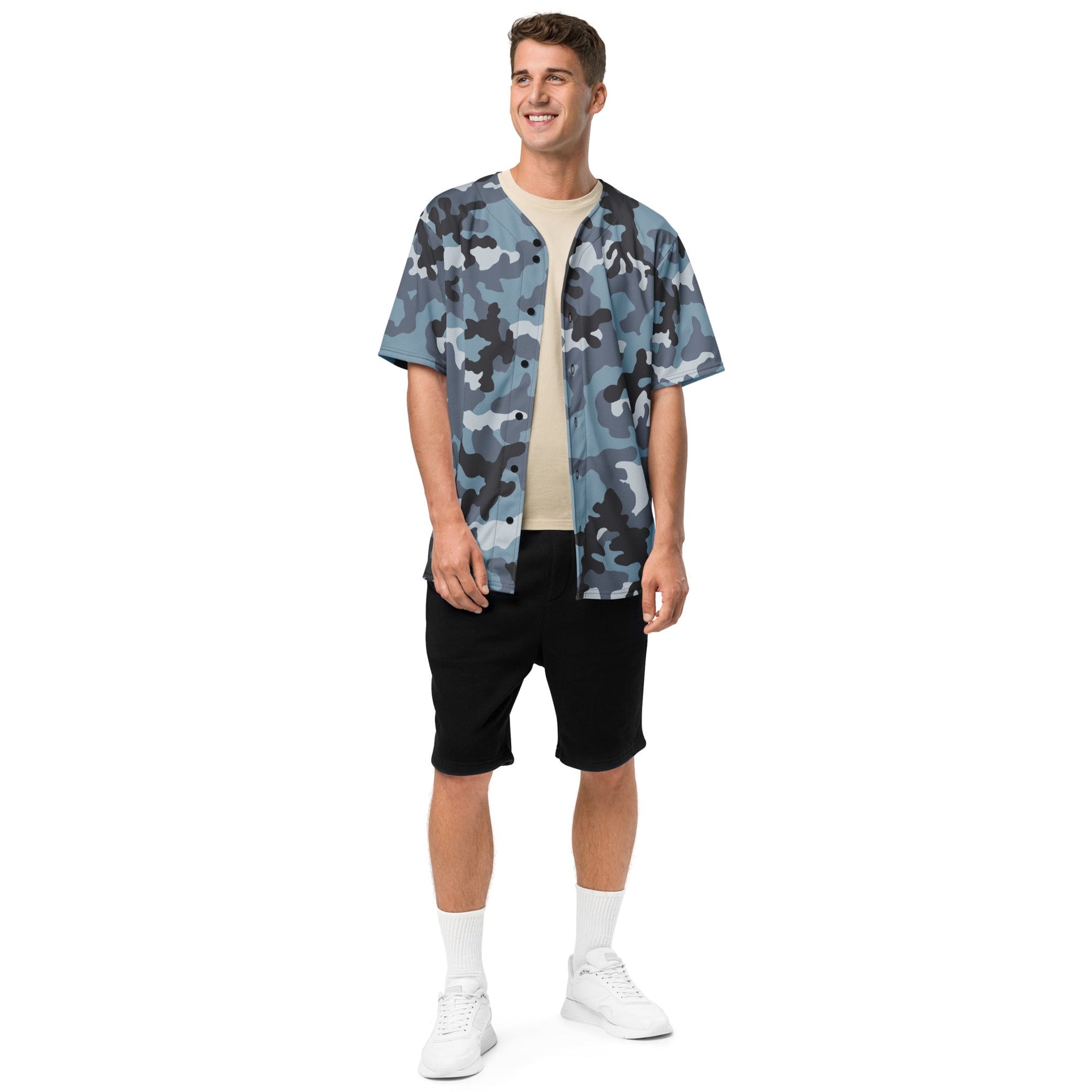 Russian KKO Urban Blue CAMO baseball jersey - Baseball Jerseys