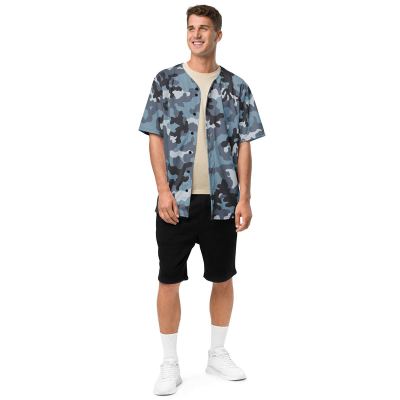 KKO Urban Blue Russian CAMO Unisex Baseball Jersey