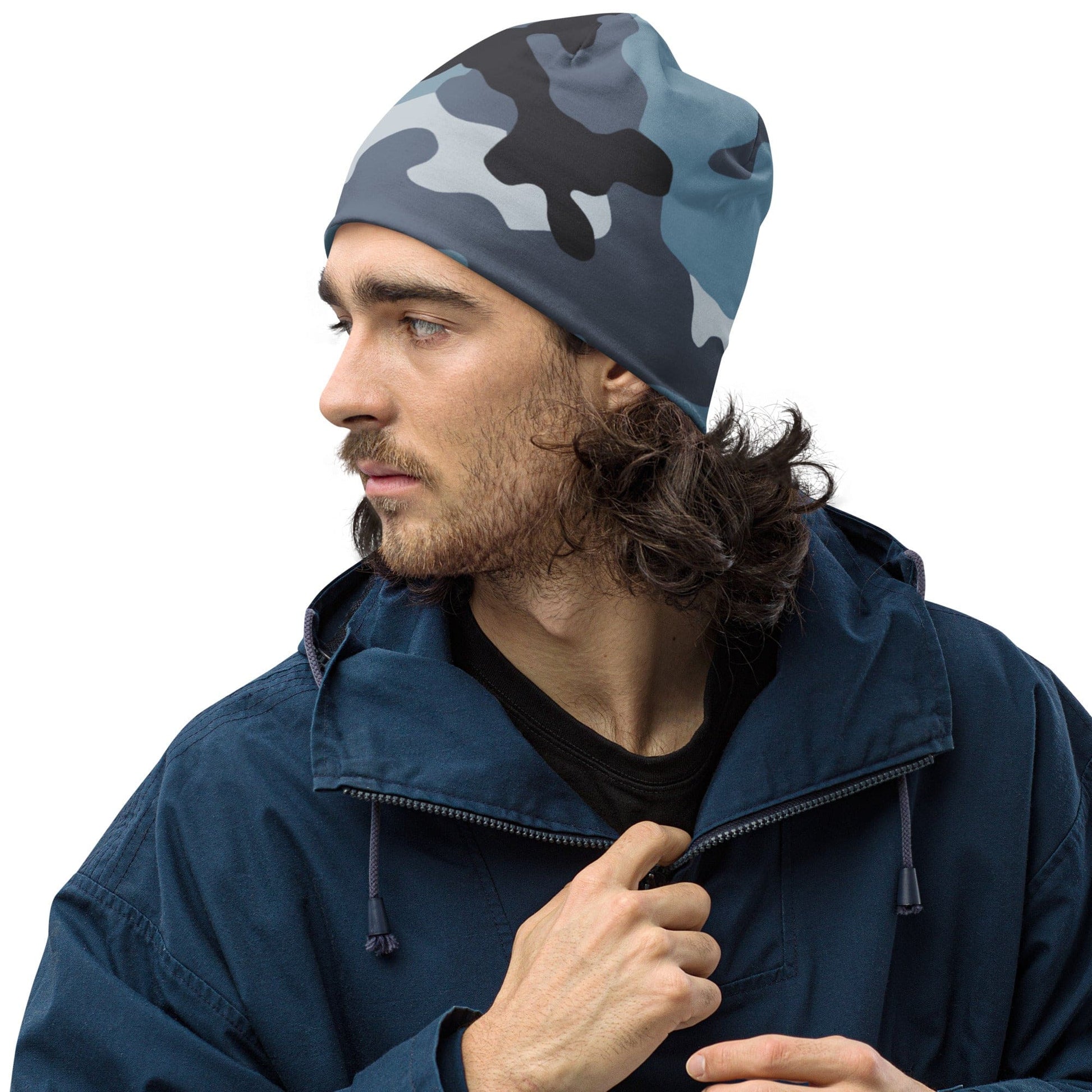 Russian KKO Urban Blue CAMO Beanie - S