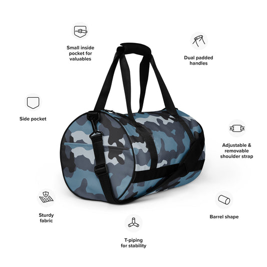 Russian KKO Urban Blue CAMO gym bag - Gym Bags