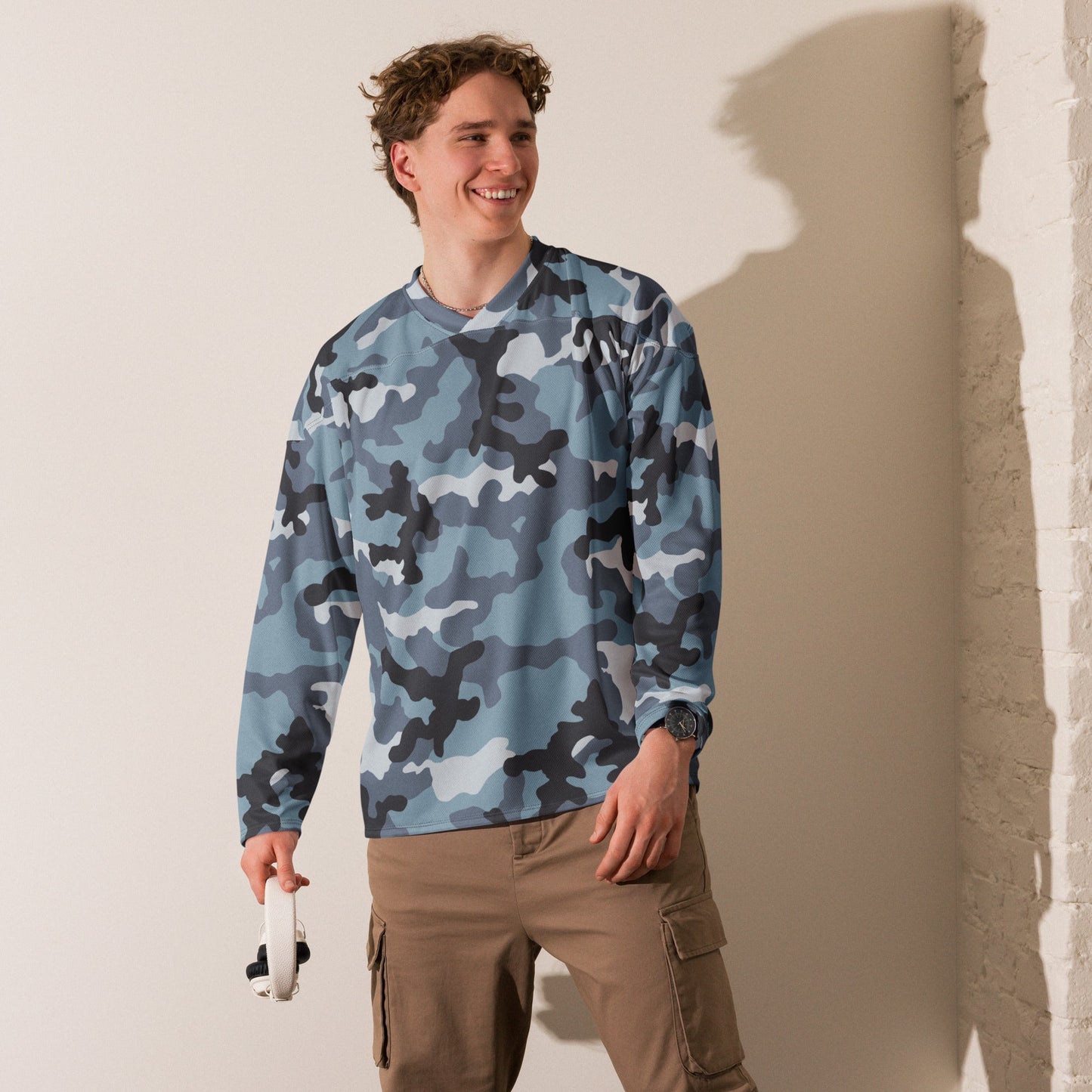 Russian KKO Urban Blue CAMO hockey fan jersey - Hockey Jerseys